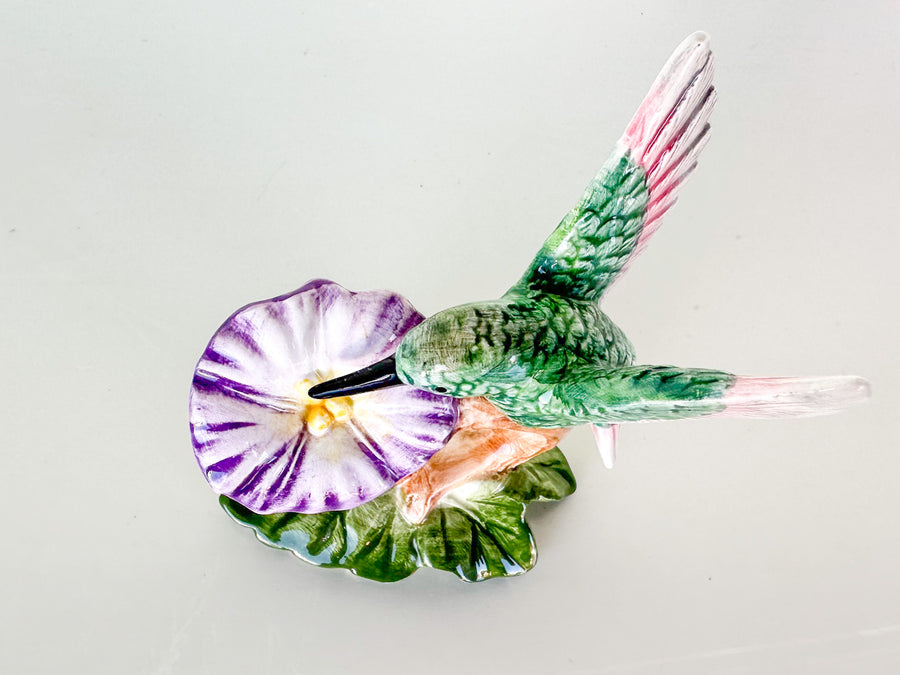 Set of Six Fitz and Floyd Hummingbird Napkin Rings