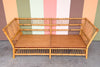 Old Florida Rattan Sofa