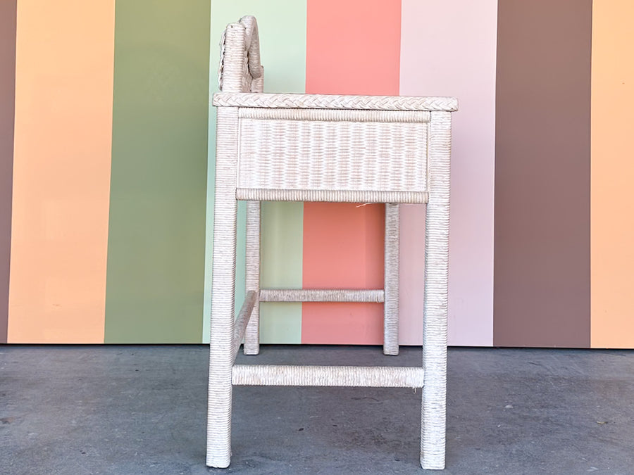 Henry Link Braided Wicker Desk