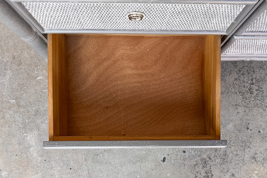 Modern Faux Bamboo Chest