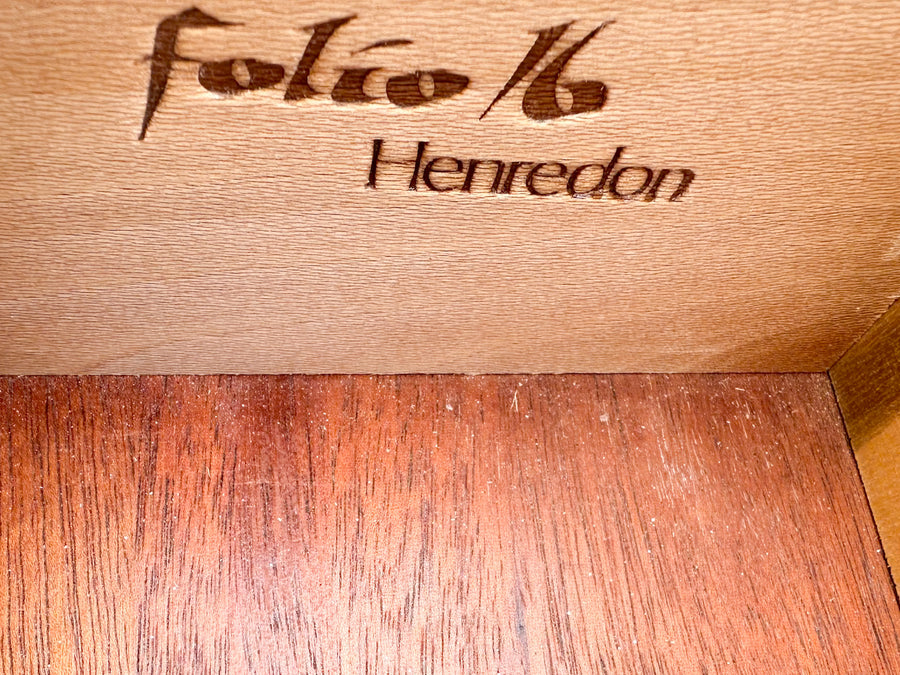 Henredon Faux Goatskin Credenza