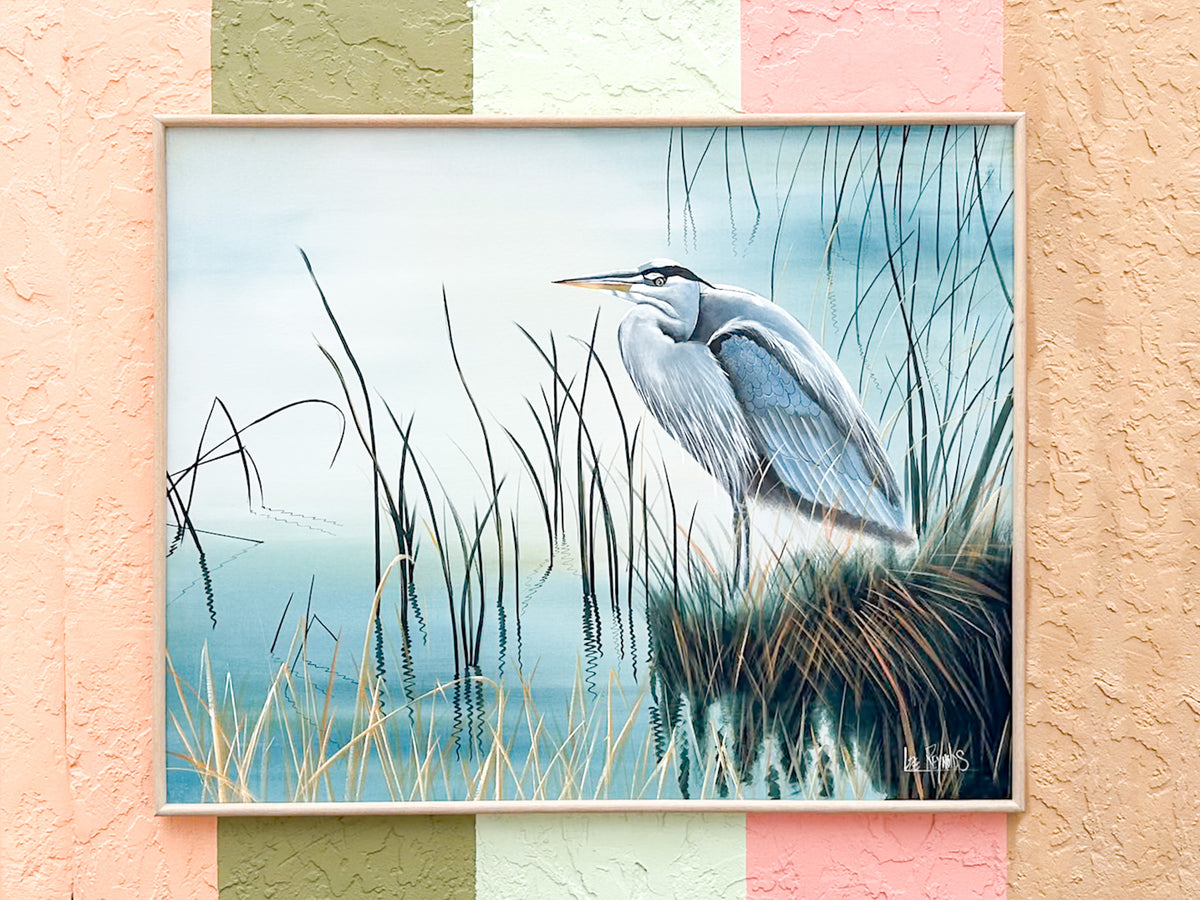 Blue Heron Original Art by Lee Reynolds