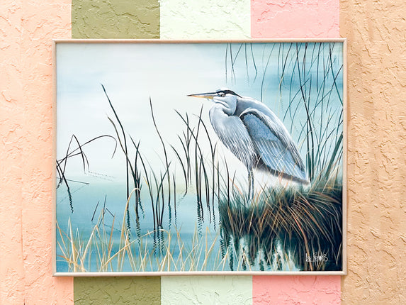 Blue Heron Original Art by Lee Reynolds