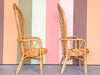 Pair of Palm Frond Accent Chairs