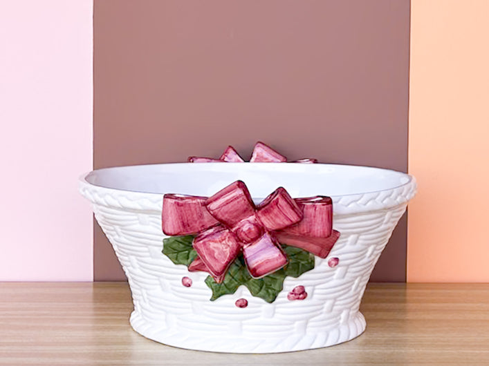 Fitz and Floyd Holiday Serving Bowl