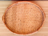 Oval Rattan Tray