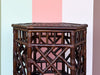 Chippendale Rattan Side Table