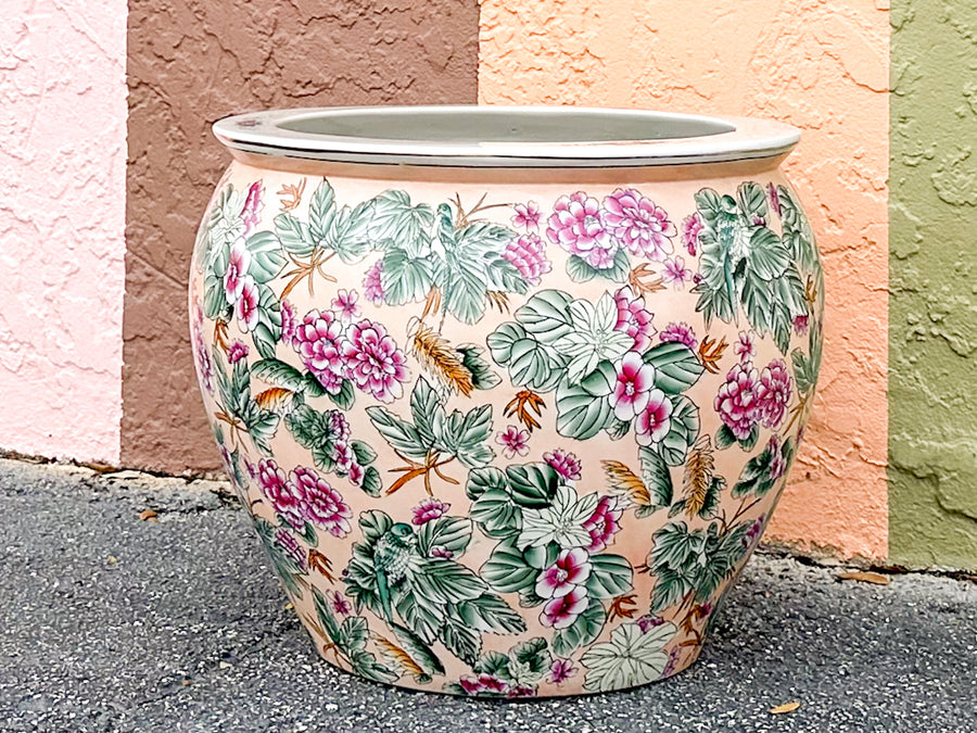 Large Tropical Chic Cachepot