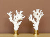 White Lace Coral Finial