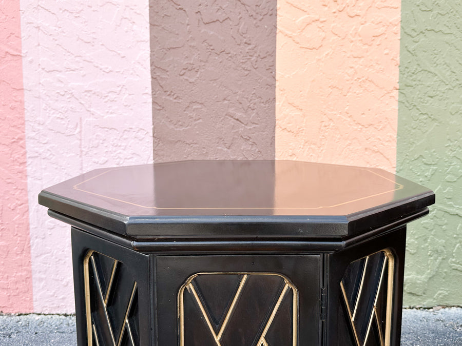 Dorothy Draper Style Chippendale Side Tables