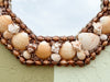 Natural Hexagon Shell Mirror
