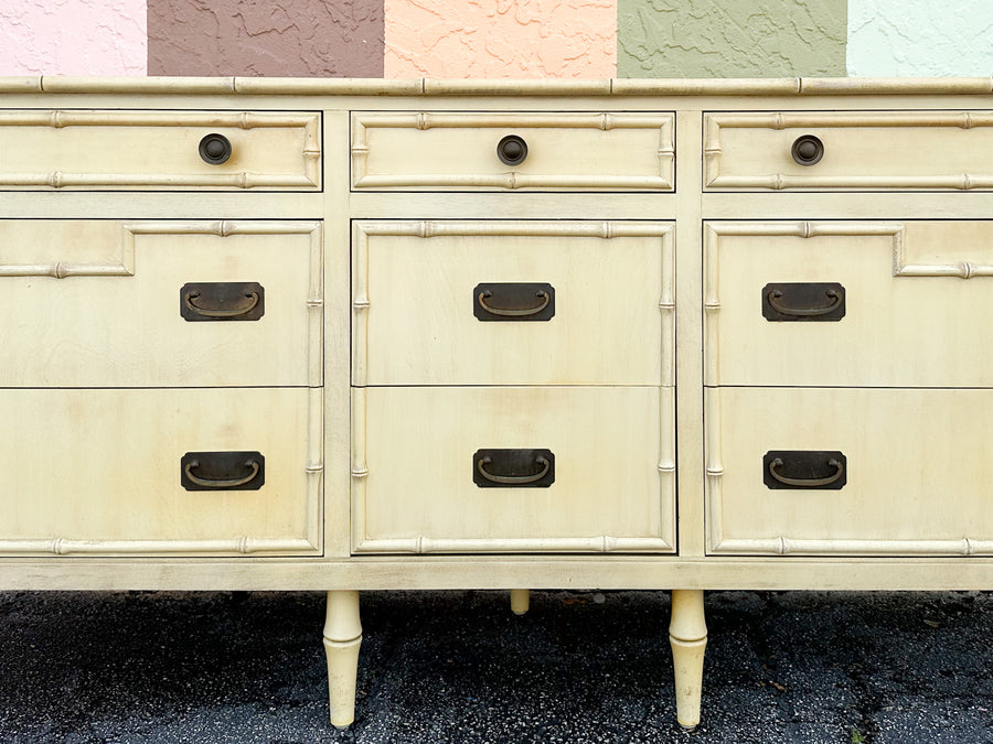 Ficks Reed Faux Bamboo Dresser