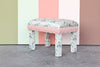 Golden Girls Chic Upholstered Stool