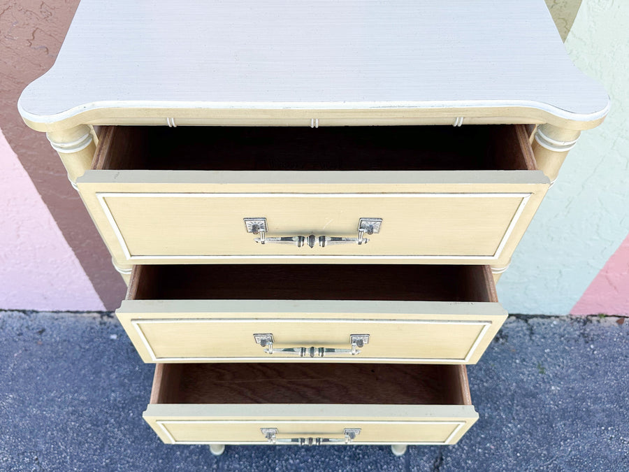 Seafoam Henry Link Faux Bamboo Lingerie Chest