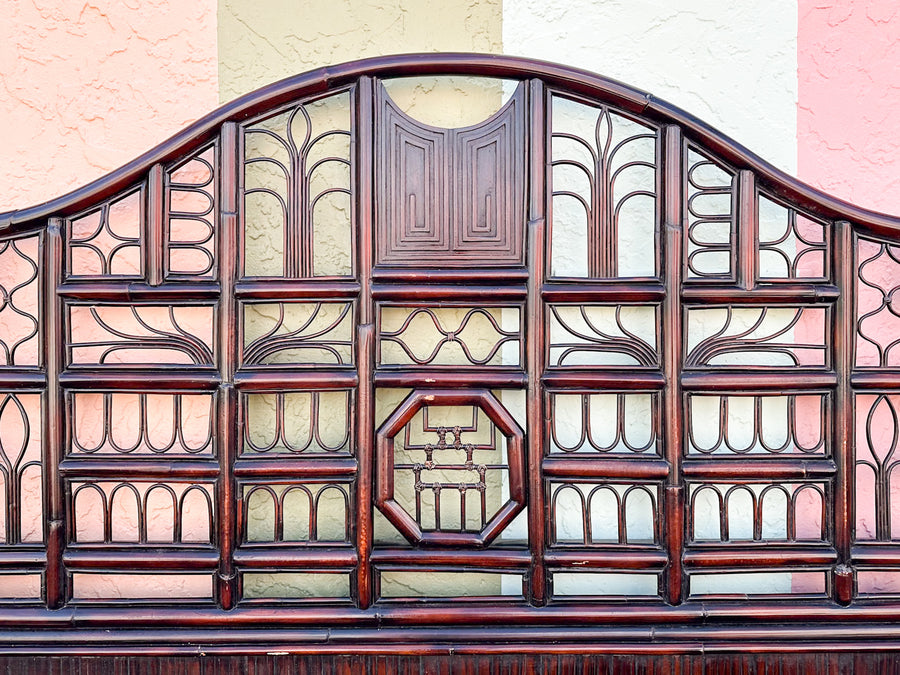 West Indies Style King Canopy Bed