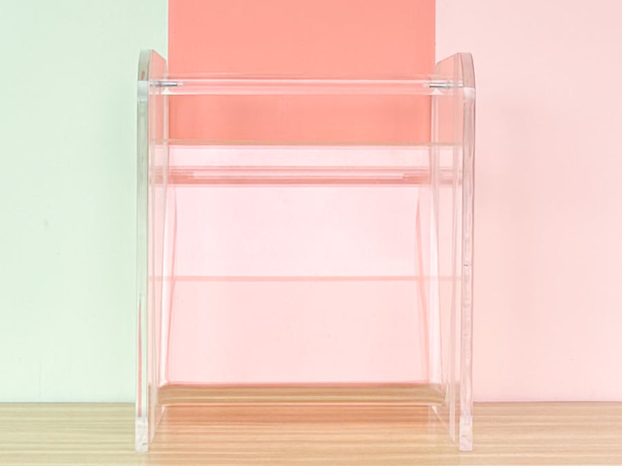 Fab MCM Lucite Magazine Rack
