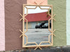 Modern Lanai Rattan MIrror