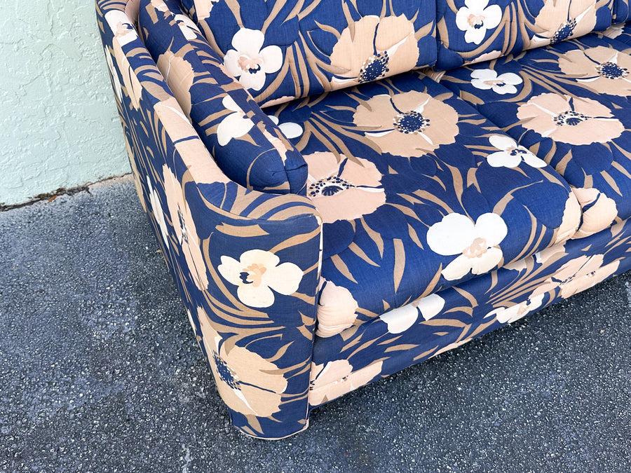 Fab Floral Upholstered Sleeper Sofa