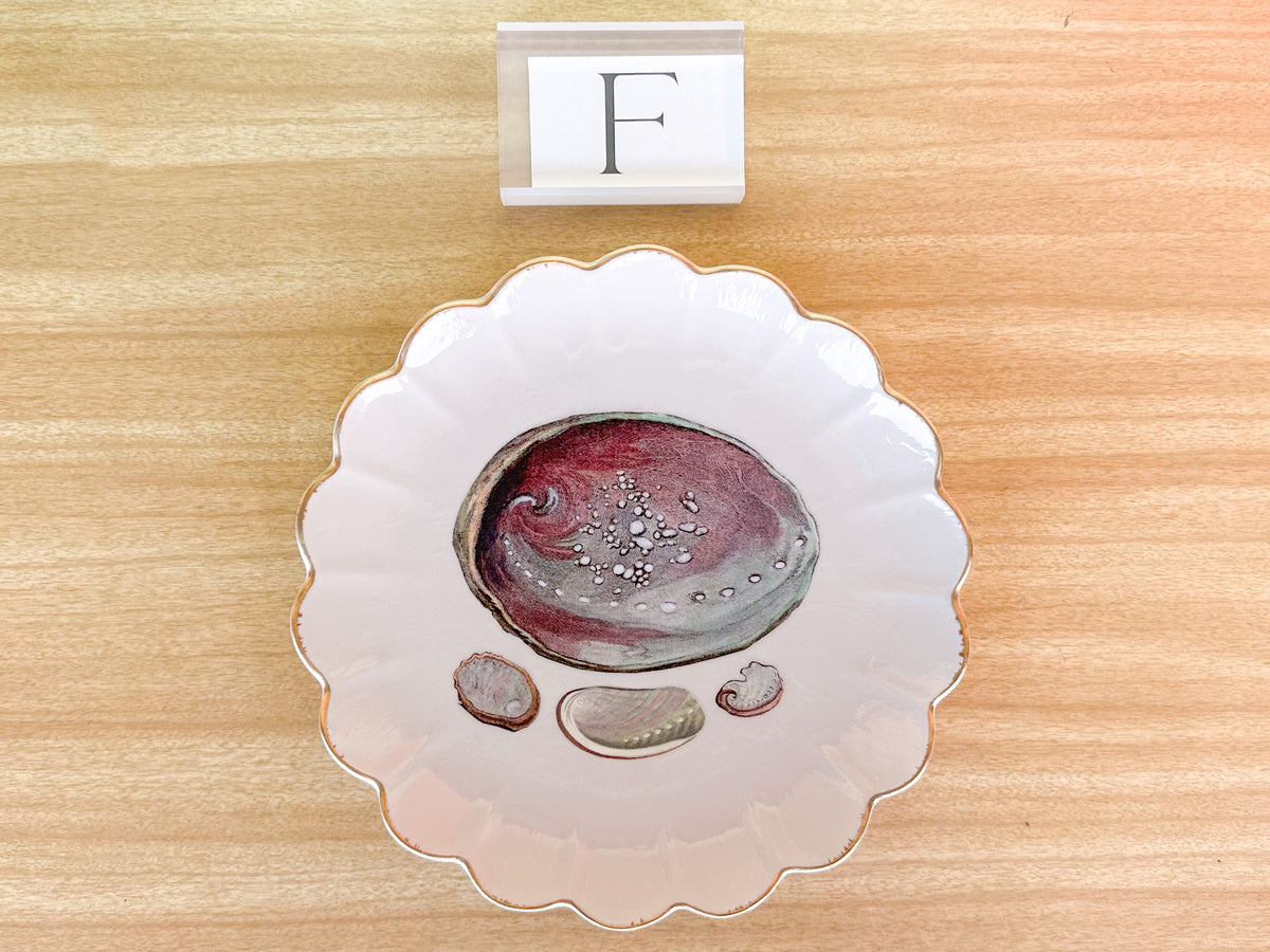 Shell Chic Decoupage Plates