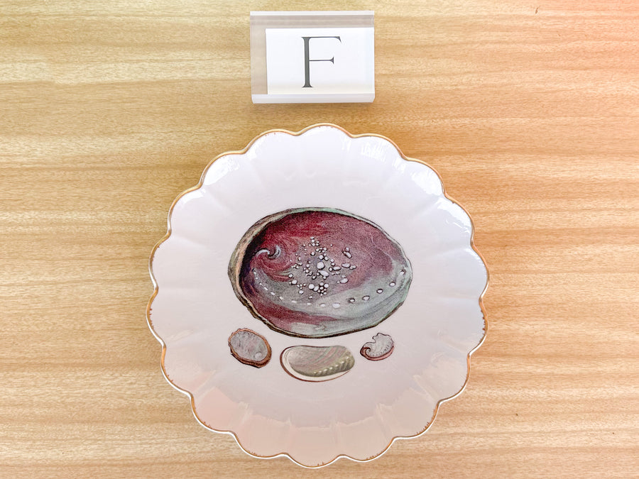 Shell Chic Decoupage Plates