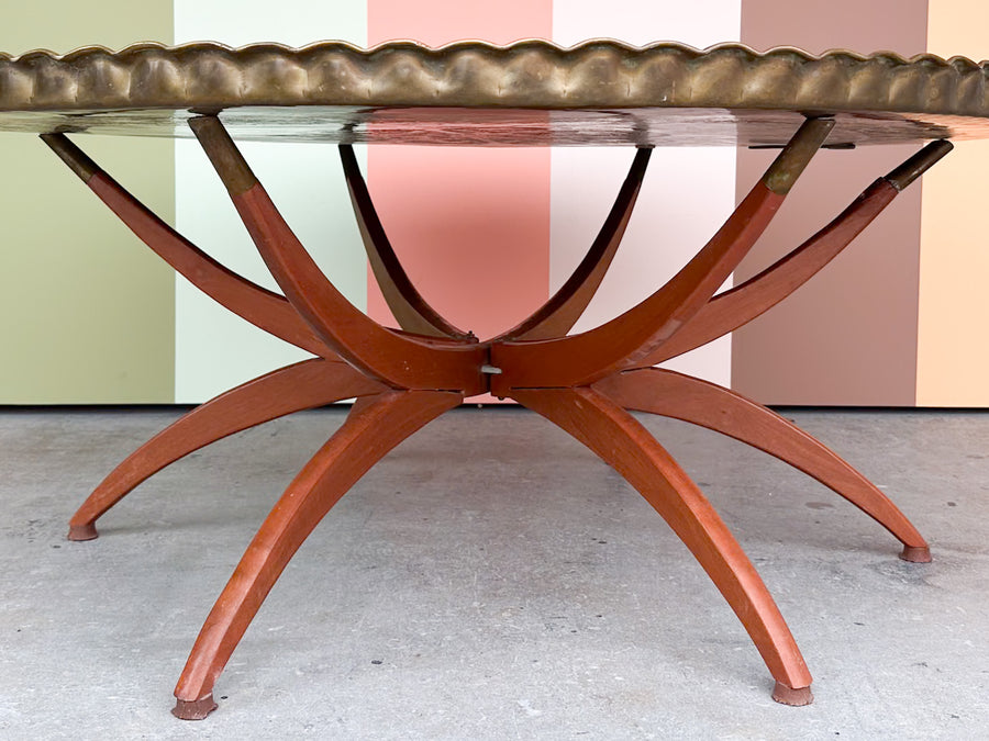 Extra Large Moroccan Brass Coffee Table