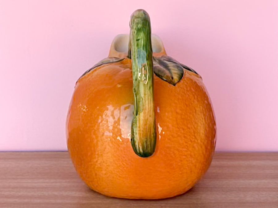 Italian Orange Pitcher