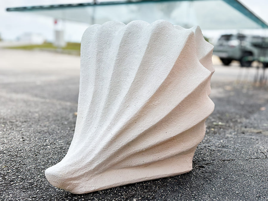 Plaster Conch Shell Coffee Table