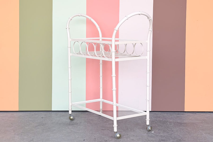 MCM Metal Bar Cart