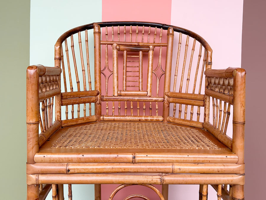Brighton Style Bamboo and Cane Chair