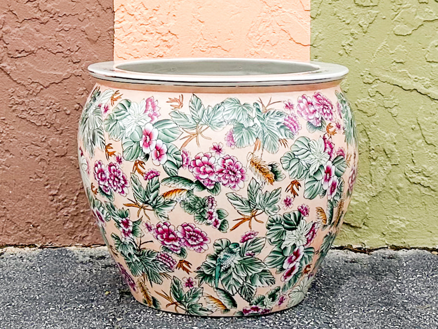 Large Tropical Chic Cachepot