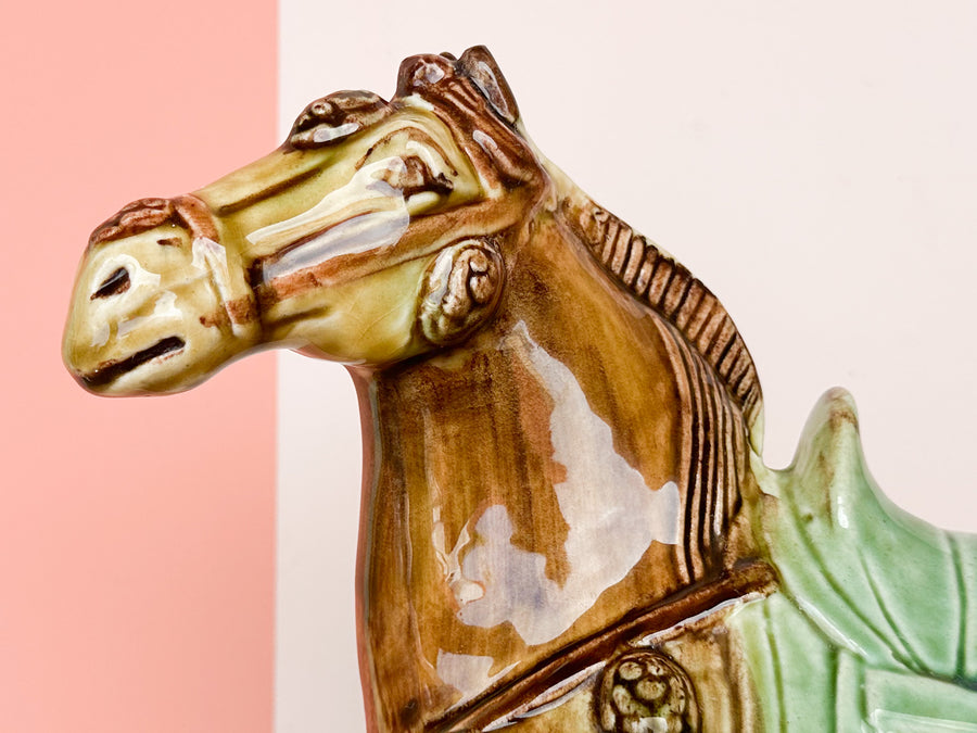 Whimsical Ceramic Horse