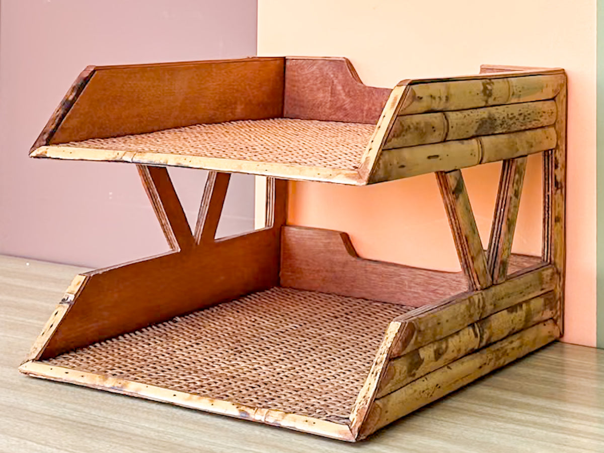 Bamboo Desk Organizer