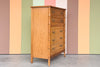 Natural Faux Bamboo Tall Chest