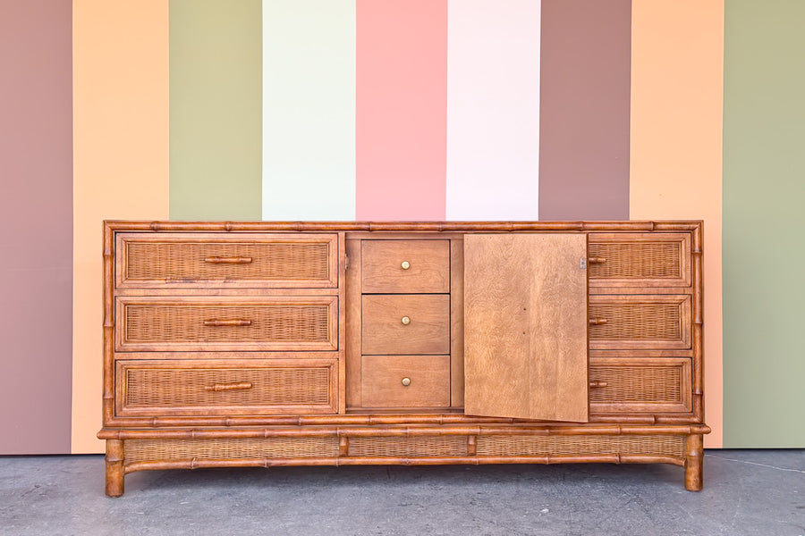 Island Style Faux Bamboo Dresser