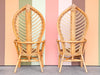Pair of Palm Frond Accent Chairs