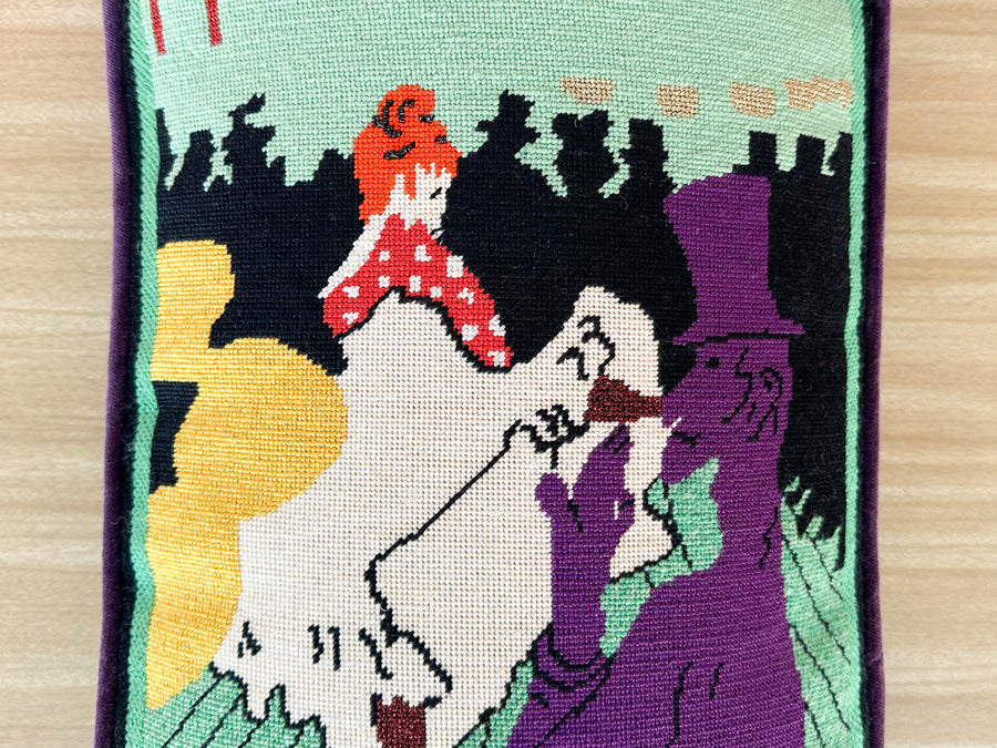 Moulin Rouge Needlepoint Pillow