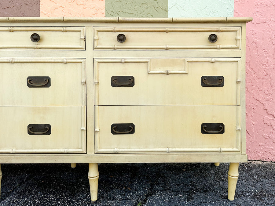 Ficks Reed Faux Bamboo Dresser