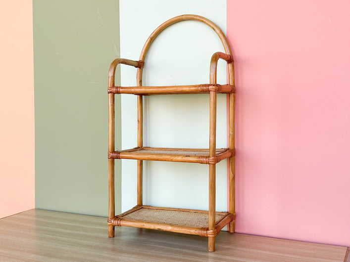 Petite Rattan Shelf