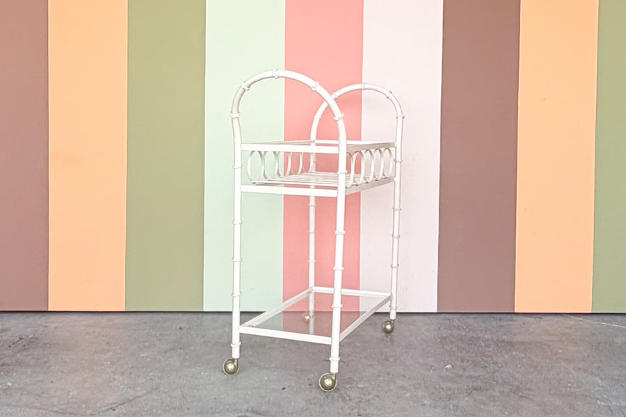MCM Metal Bar Cart