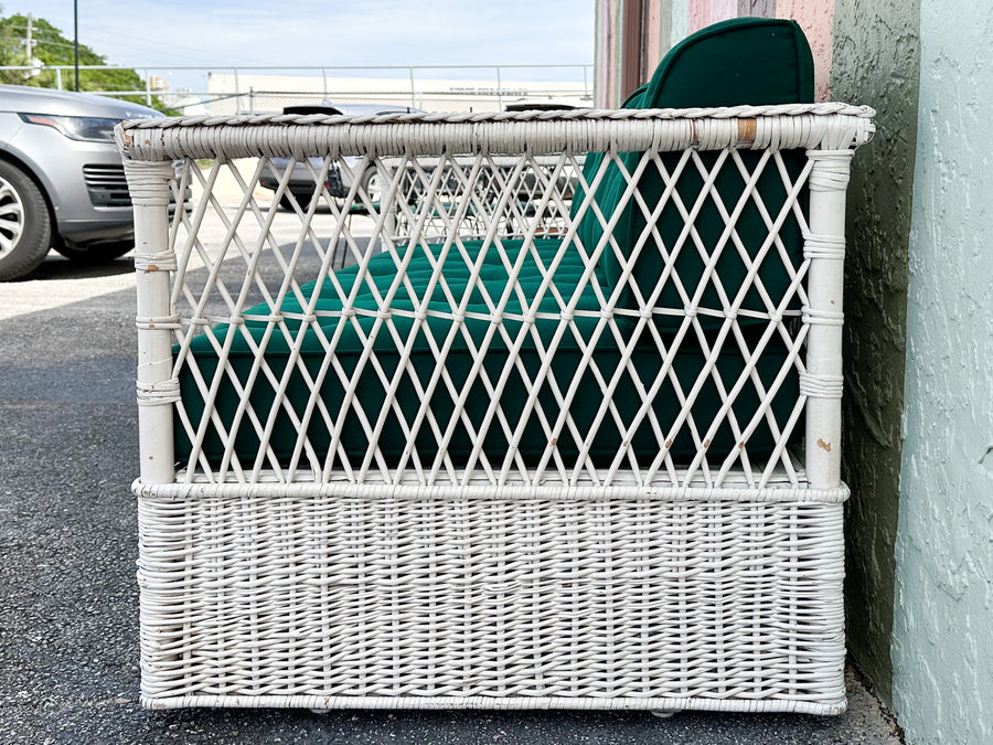 McGuire Braided Rattan Sofa