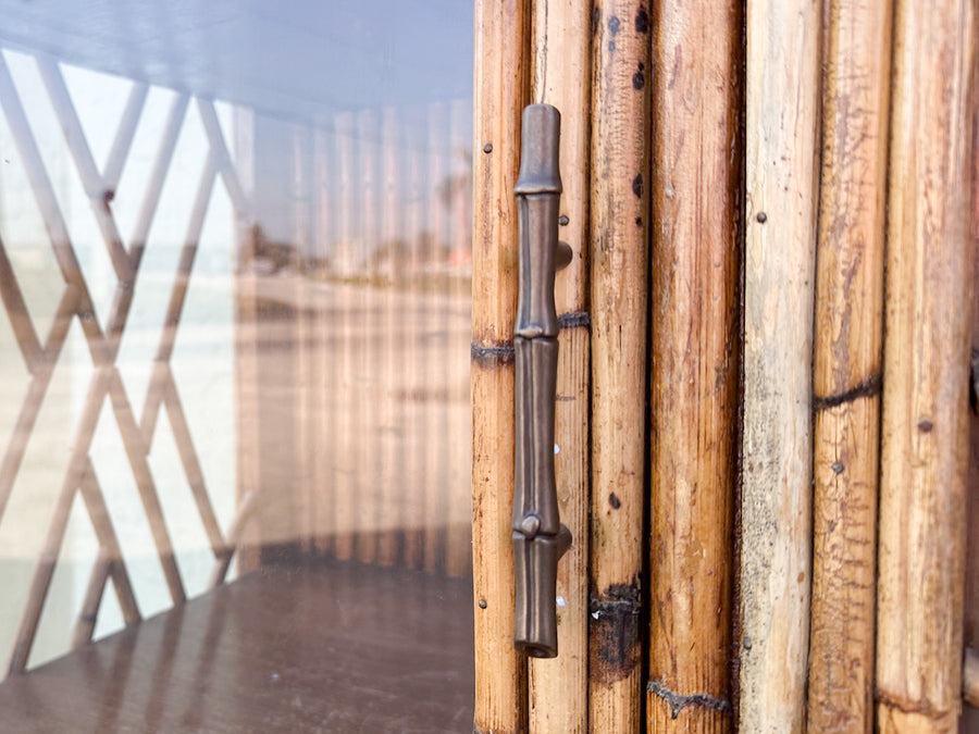 Island Chic Bamboo Pagoda Cabinet