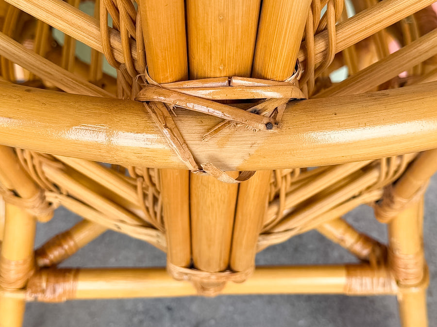 Pair of Palm Frond Accent Chairs