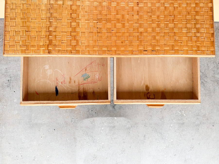 Old Florida Rattan Desk