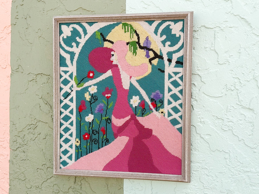 Palm Beach Grand Dame Needlepoint