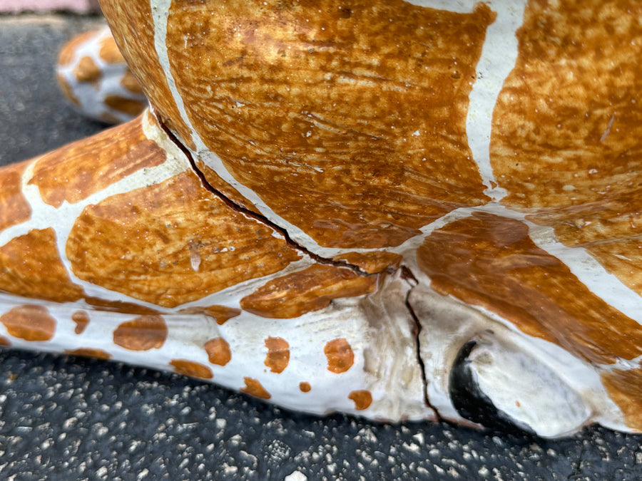 Charming Italian Terracotta Giraffe