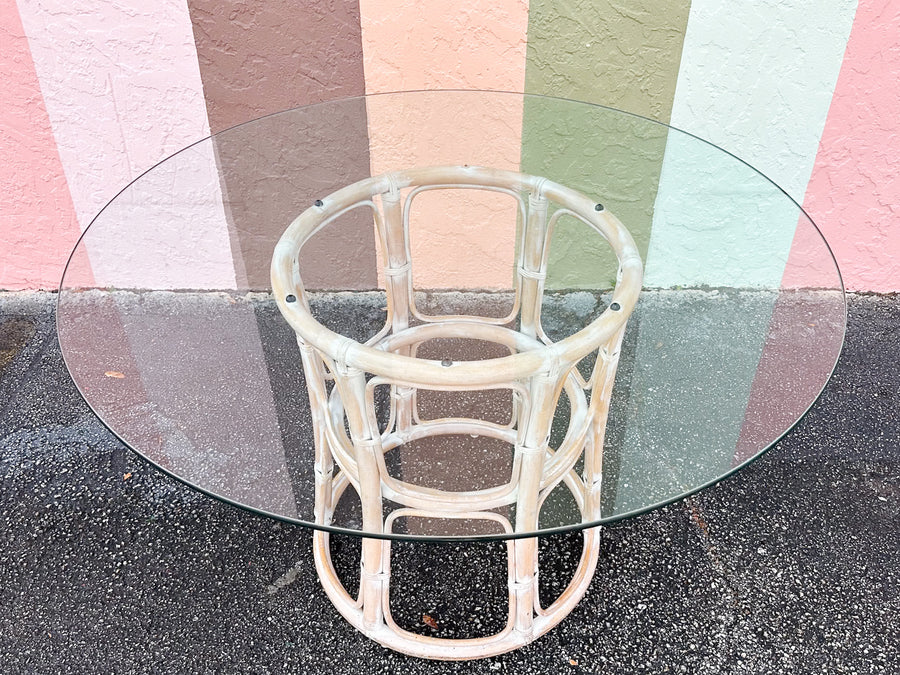 Henry Link Rattan Chippendale Dining Set