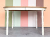 Faux Bamboo Dining Table with Leaf