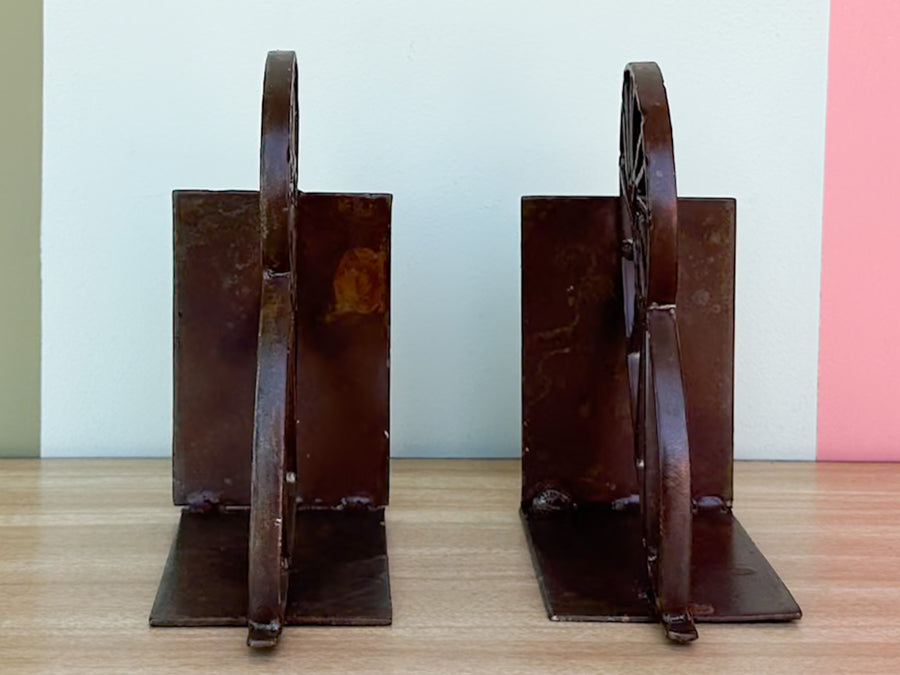 Nieman Marcus Iron Nautilus Bookends