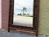 Handsome Faux Bamboo Mirror