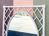 Palm Beach Chic Faux Bamboo Mirror